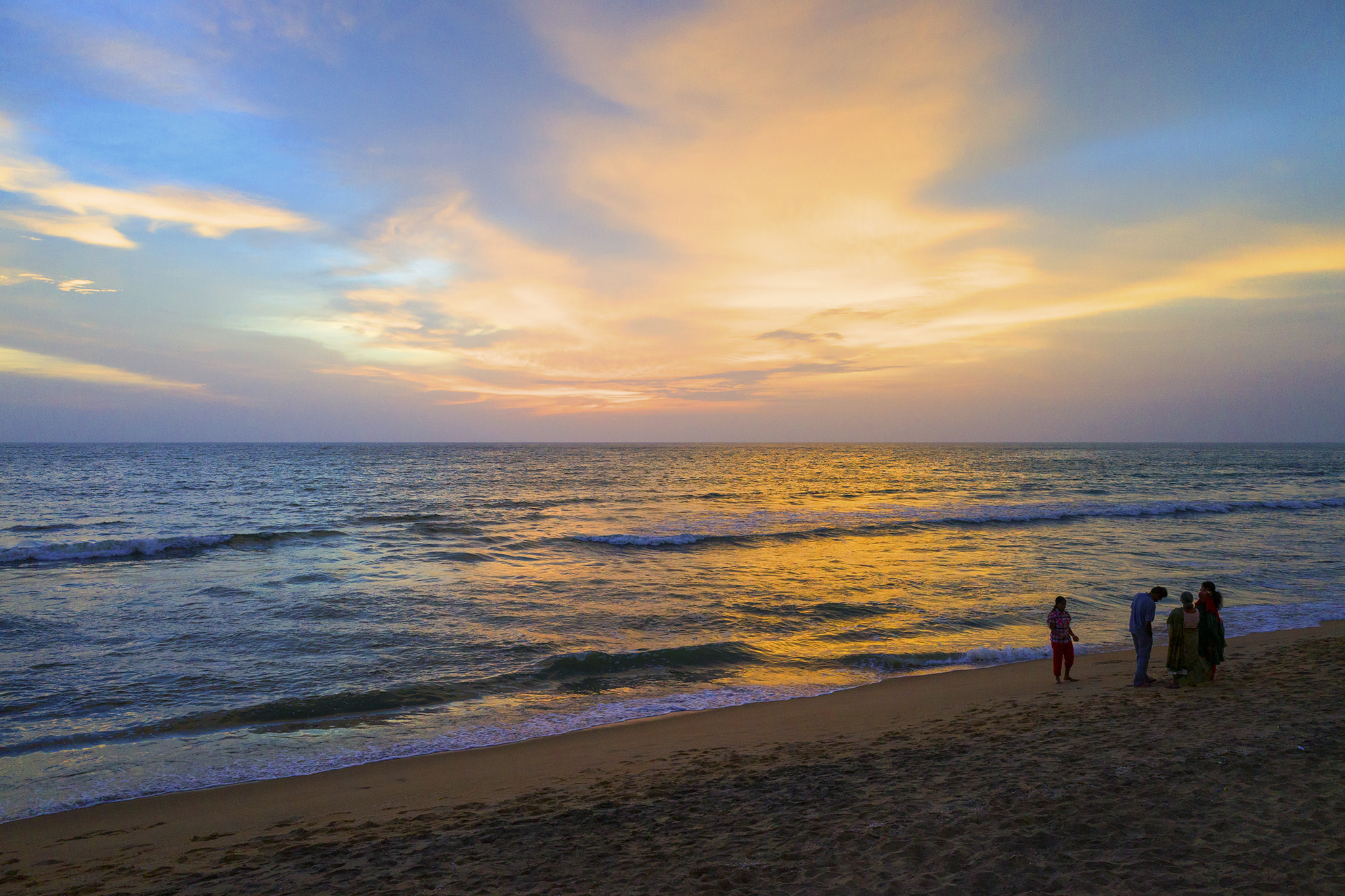 View of Cherai Beach Kochi 